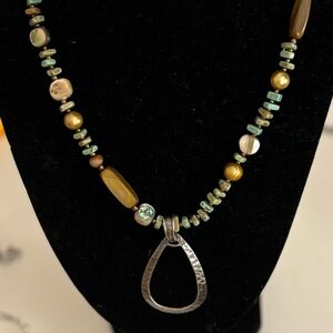 Silpada turquoise & silver necklace